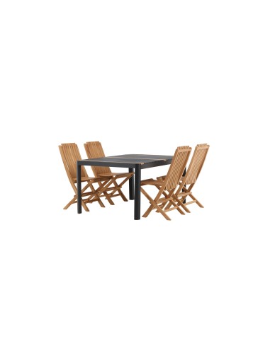 Matgrupp Togo med Ghana matstolar, 150 × 90 cm
