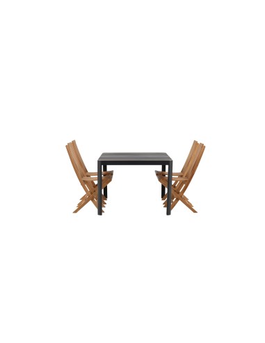 Matgrupp Togo med Ghana matstolar, 150 × 90 cm