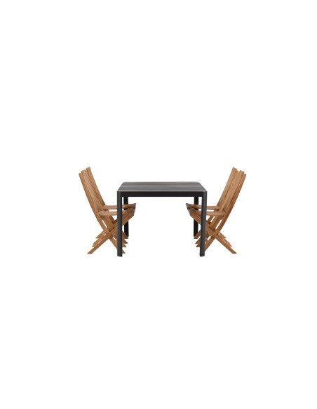 Matgrupp Togo med Ghana matstolar, 150 × 90 cm