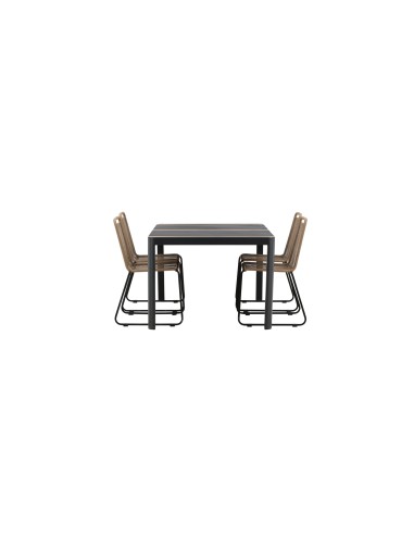 Matgrupp Togo med Lindos matstolar, 150 × 90 cm
