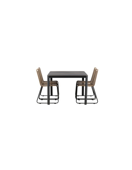 Matgrupp Togo med Lindos matstolar, 150 × 90 cm