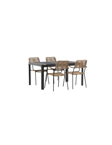 Matgrupp Togo med Lindos matstolar, 150 × 90 cm
