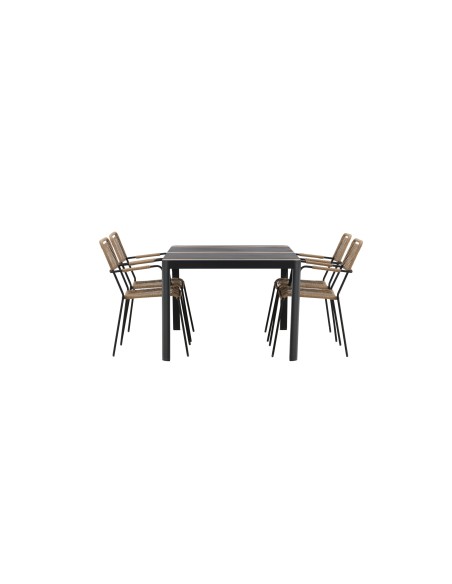Matgrupp Togo med Lindos matstolar, 150 × 90 cm