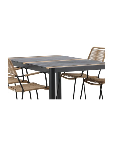 Matgrupp Togo med Lindos matstolar, 150 × 90 cm