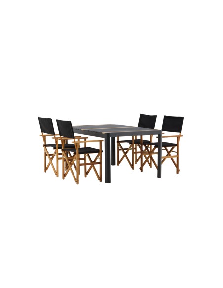 Matgrupp Togo med Marion matstolar, 150 × 90 cm