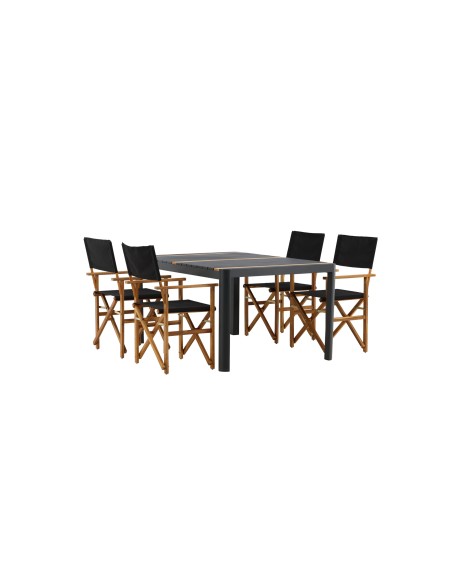 Matgrupp Togo med Marion matstolar, 150 × 90 cm