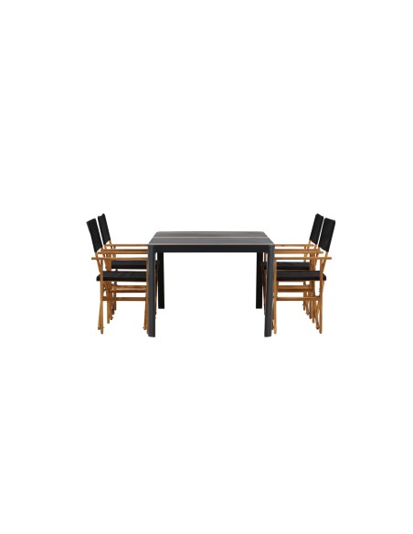 Matgrupp Togo med Marion matstolar, 150 × 90 cm