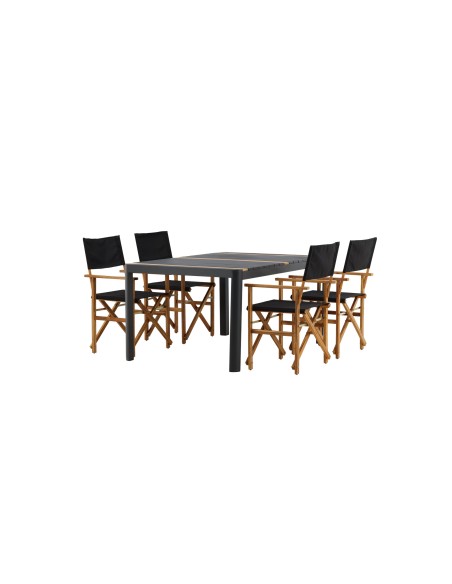 Matgrupp Togo med Marion matstolar, 150 × 90 cm