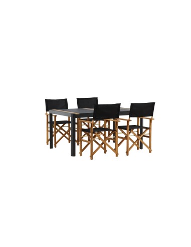 Matgrupp Togo med Marion matstolar, 150 × 90 cm
