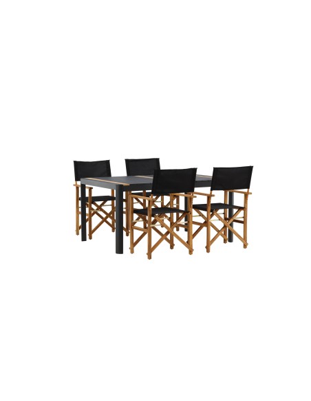 Matgrupp Togo med Marion matstolar, 150 × 90 cm