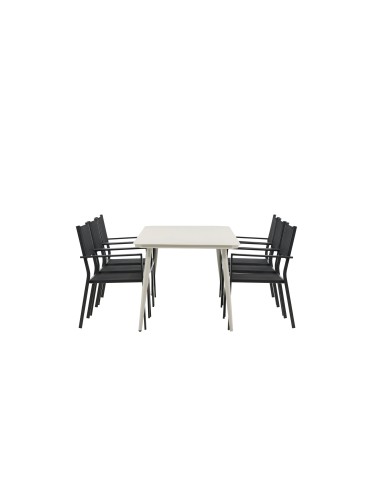 Matgrupp Lina med Copacabana matstolar, 200 × 90 cm