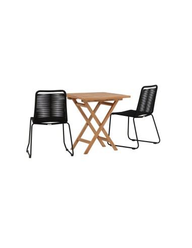 Matgrupp Kenya med Lindos matstolar, 70 × 70 cm