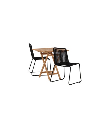 Matgrupp Kenya med Lindos matstolar, 70 × 70 cm