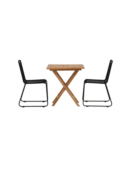 Matgrupp Kenya med Lindos matstolar, 70 × 70 cm