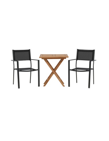 Matgrupp Kenya med Copacabana matstolar, 70 × 70 cm