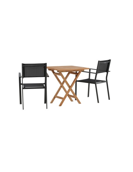 Matgrupp Kenya med Copacabana matstolar, 70 × 70 cm