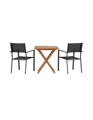 Matgrupp Kenya med Copacabana matstolar, 70 × 70 cm