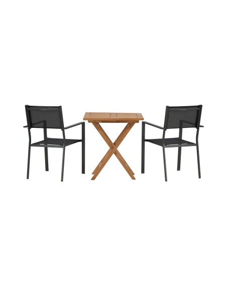 Matgrupp Kenya med Copacabana matstolar, 70 × 70 cm