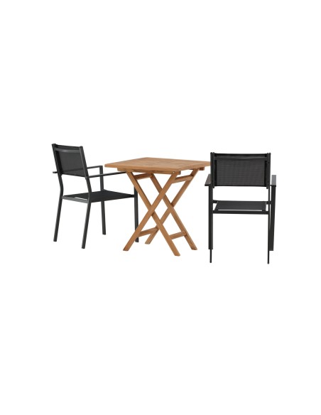 Matgrupp Kenya med Copacabana matstolar, 70 × 70 cm