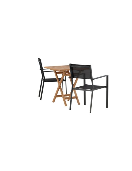 Matgrupp Kenya med Copacabana matstolar, 70 × 70 cm