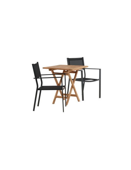 Matgrupp Kenya med Copacabana matstolar, 70 × 70 cm