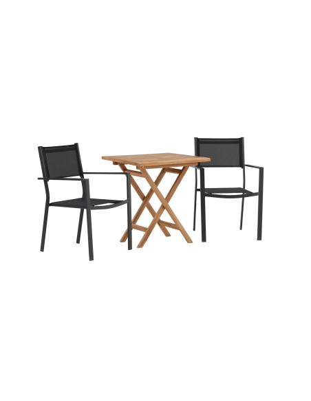 Matgrupp Kenya med Copacabana matstolar, 70 × 70 cm