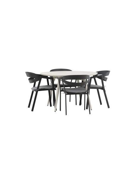 Matgrupp Lina med Slit matstolar