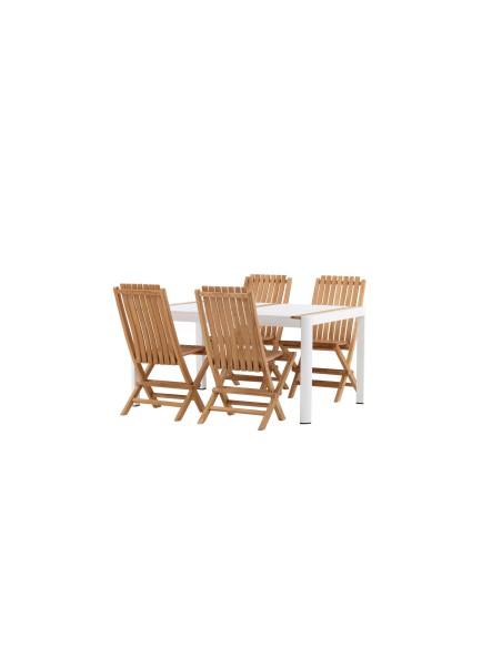 Matgrupp Togo med Ghana matstolar, 150 × 90 cm