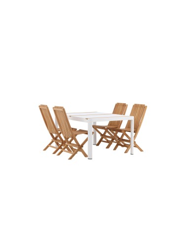 Matgrupp Togo med Ghana matstolar, 150 × 90 cm