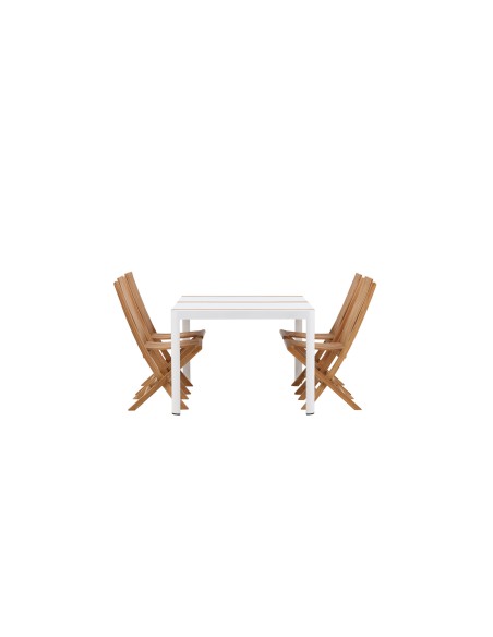 Matgrupp Togo med Ghana matstolar, 150 × 90 cm