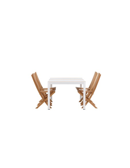 Matgrupp Togo med Ghana matstolar, 150 × 90 cm