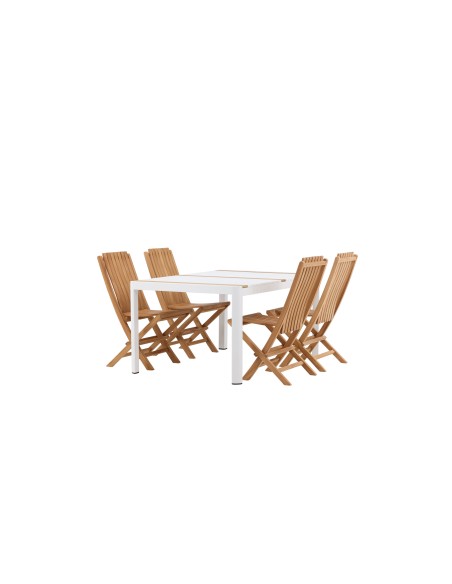 Matgrupp Togo med Ghana matstolar, 150 × 90 cm