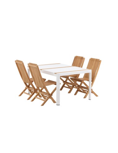 Matgrupp Togo med Ghana matstolar, 150 × 90 cm