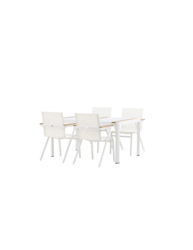 Matgrupp Togo med Mexico matstolar, 150 × 90 cm