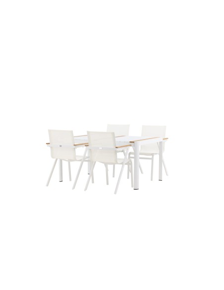 Matgrupp Togo med Mexico matstolar, 150 × 90 cm