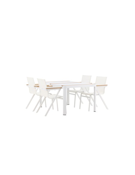 Matgrupp Togo med Mexico matstolar, 150 × 90 cm