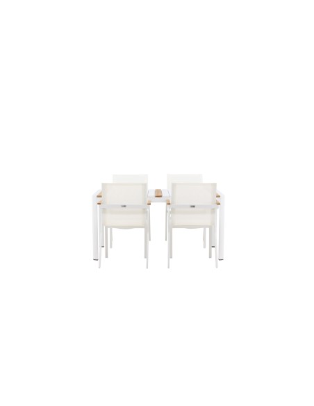 Matgrupp Togo med Mexico matstolar, 150 × 90 cm