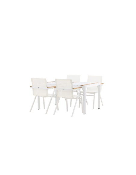 Matgrupp Togo med Mexico matstolar, 150 × 90 cm