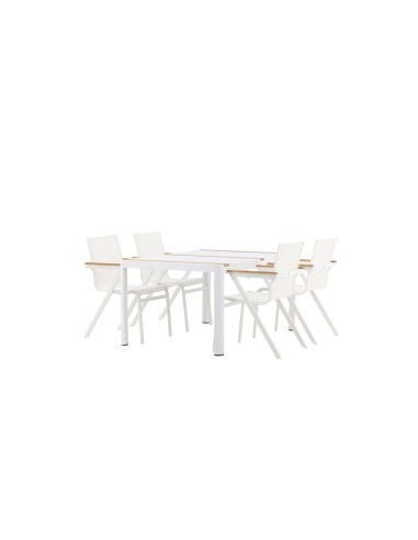 Matgrupp Togo med Mexico matstolar, 150 × 90 cm