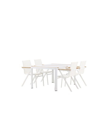 Matgrupp Togo med Mexico matstolar, 150 × 90 cm
