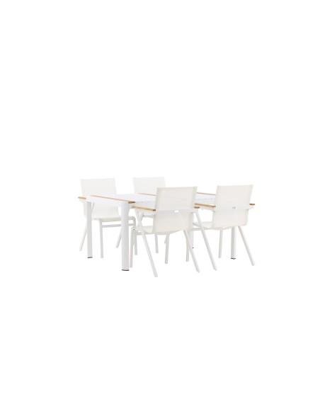 Matgrupp Togo med Mexico matstolar, 150 × 90 cm
