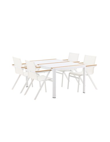 Matgrupp Togo med Mexico matstolar, 150 × 90 cm