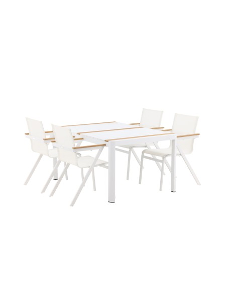 Matgrupp Togo med Mexico matstolar, 150 × 90 cm