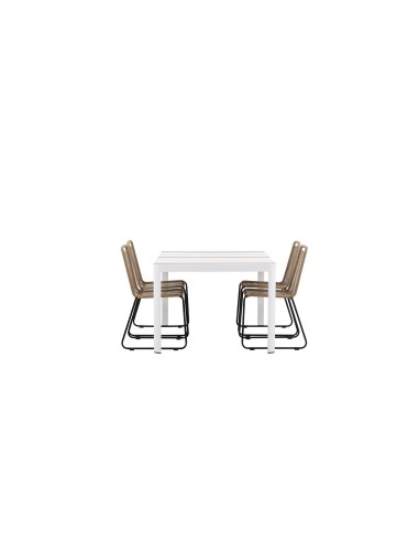 Matgrupp Togo med Lindos matstolar, 150 × 90 cm