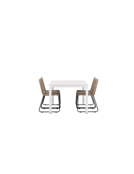 Matgrupp Togo med Lindos matstolar, 150 × 90 cm