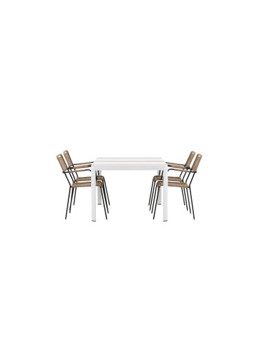 Matgrupp Togo med Lindos matstolar, 150 × 90 cm