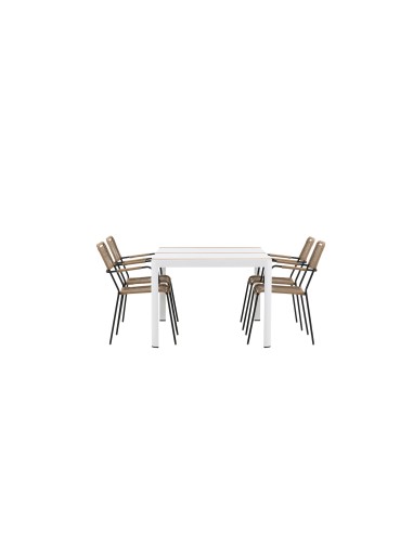 Matgrupp Togo med Lindos matstolar, 150 × 90 cm