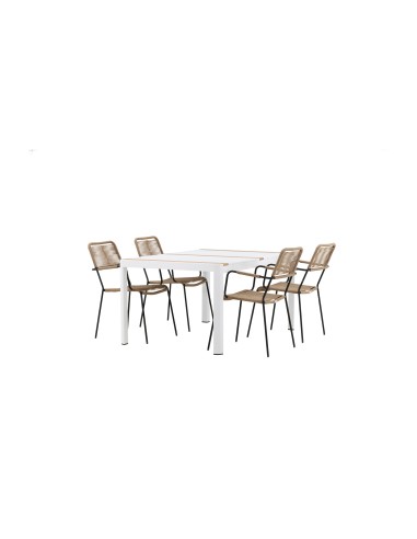 Matgrupp Togo med Lindos matstolar, 150 × 90 cm