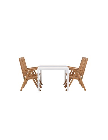 Matgrupp Togo med Kenya matstolar, 150 × 90 cm