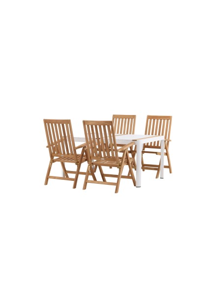 Matgrupp Togo med Kenya matstolar, 150 × 90 cm